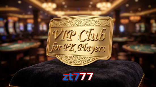 Main screen of Zt777 vip page for PK players